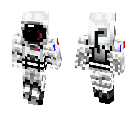 French astronaut - Male Minecraft Skins - image 1