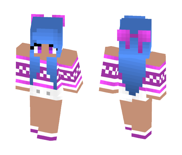 Zombrex Gamer's Skin ( Requested ) - Female Minecraft Skins - image 1