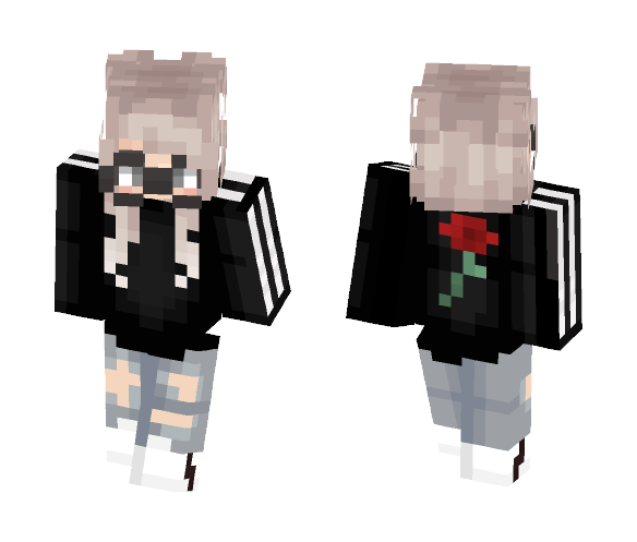 Girl~ Twin 3 i think x3 - Female Minecraft Skins - image 1