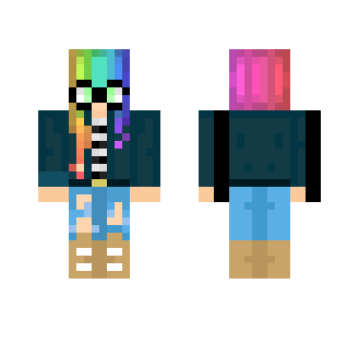 Rainbows-My Friend Jen x3 - Female Minecraft Skins - image 2