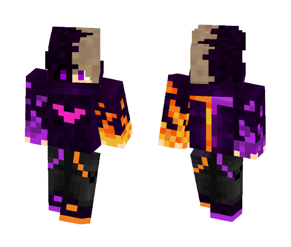 Flaming Boy (HE MAD!) - Boy Minecraft Skins - image 1