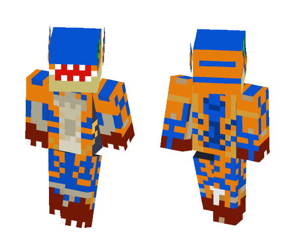 MH4U Tigrex - Male Minecraft Skins - image 1