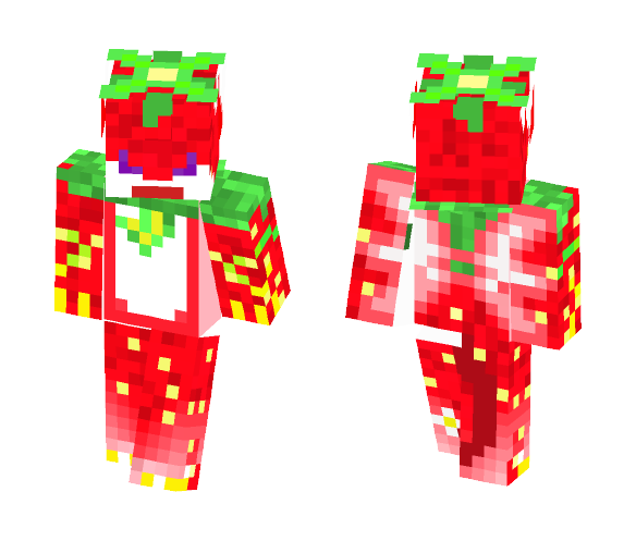 Sky Fruit Strawberry Dragon - Male Minecraft Skins - image 1