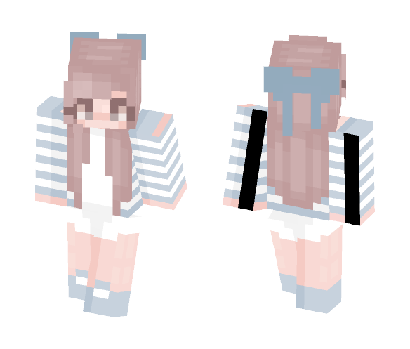 eвυllιence ❋ blue skies - Female Minecraft Skins - image 1