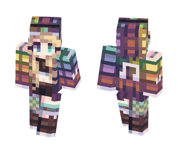 Plaid Rhythm - Female Minecraft Skins - image 1