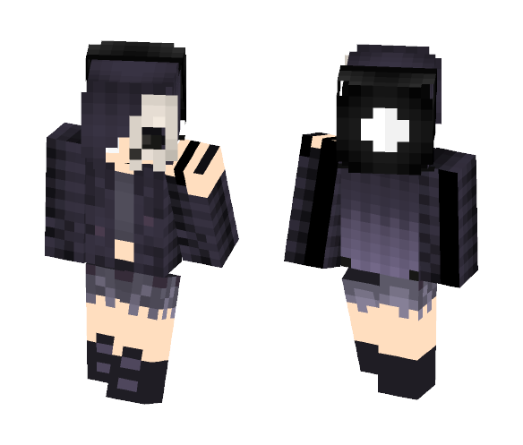 Emo/Goth - Female Minecraft Skins - image 1