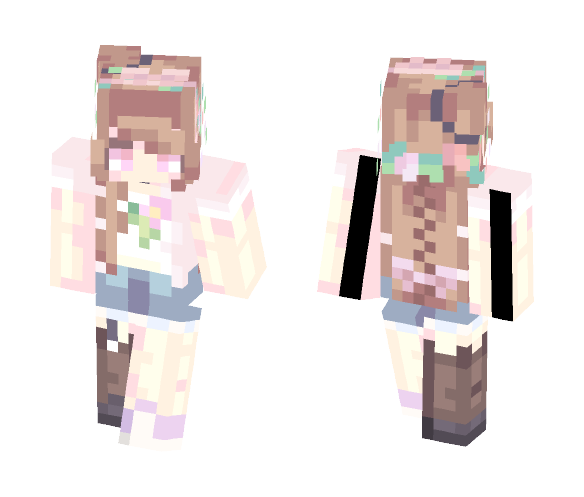 Tulip Turn - Female Minecraft Skins - image 1