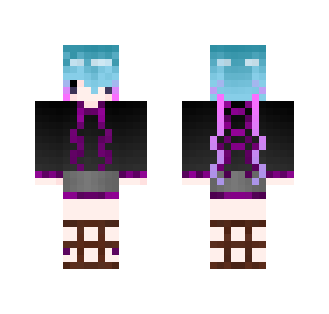 ρ(o＜★) (3 pixel arms) - Female Minecraft Skins - image 2