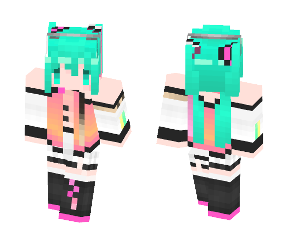 【Hatsune miku】Star Voice - Female Minecraft Skins - image 1