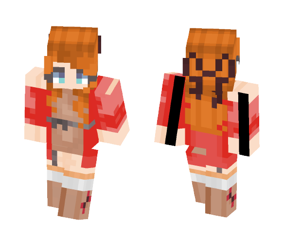 Ginger Hearts - Female Minecraft Skins - image 1