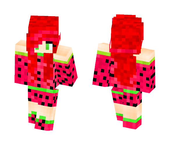 watermelon Girl - Girl Minecraft Skins - image 1