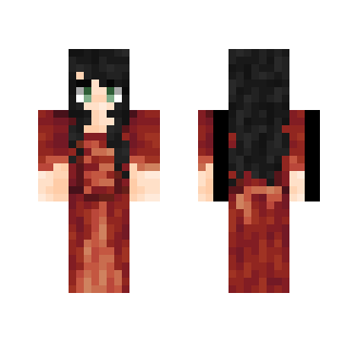 Crimson Gown - Female Minecraft Skins - image 2