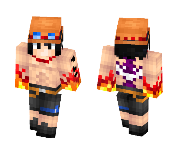 Portgas D Ace - Male Minecraft Skins - image 1