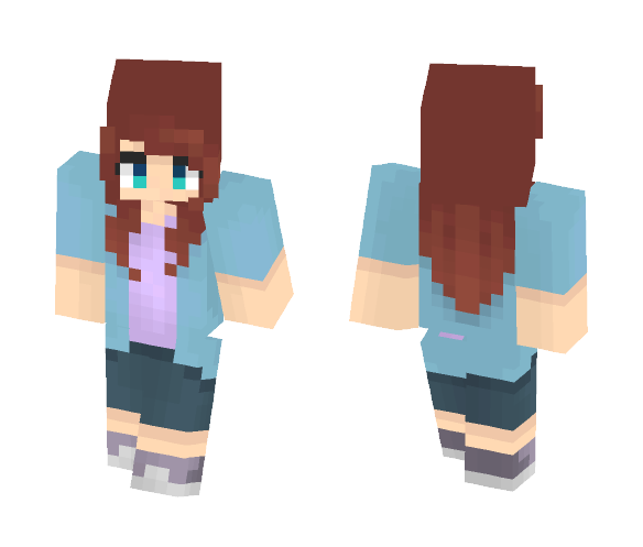 Indigo Dusk - Female Minecraft Skins - image 1