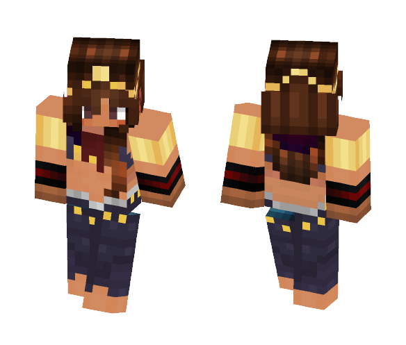 Exotic Female Dancer - Female Minecraft Skins - image 1