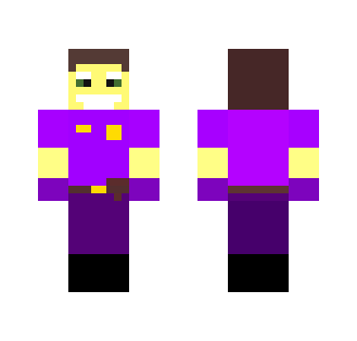 Purple guy gamer - Male Minecraft Skins - image 2