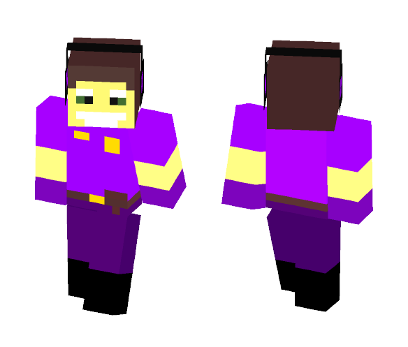 Purple guy gamer - Male Minecraft Skins - image 1