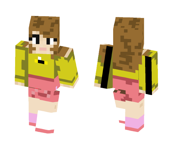 Bee - Skirt Outfit - Female Minecraft Skins - image 1
