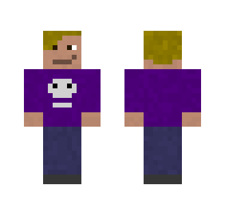 Regular Teenager With Purple Shirt - Male Minecraft Skins - image 2