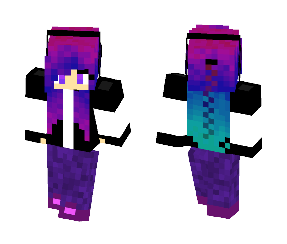 Rainbow Girl - Girl Minecraft Skins - image 1