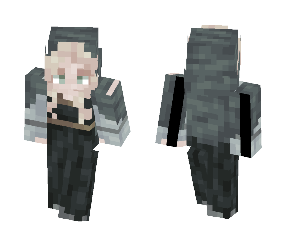 Cape + Fancy Dress - Female Minecraft Skins - image 1