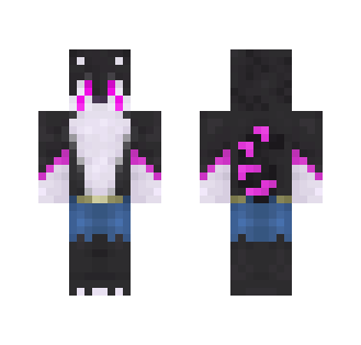 Black Fox Furry - Fixed - Male Minecraft Skins - image 2