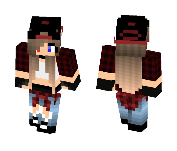 Bully Tomboy Girl - Girl Minecraft Skins - image 1