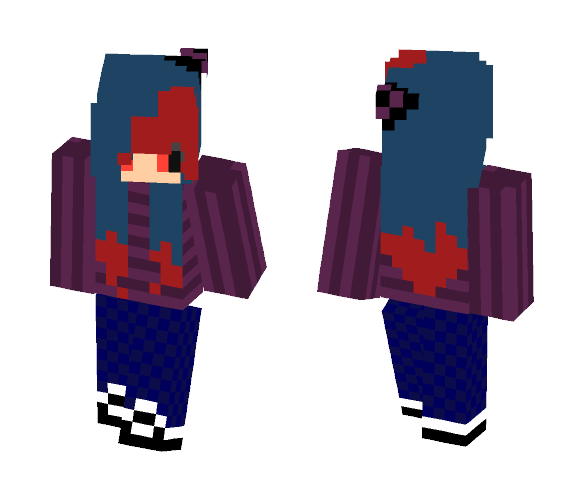 Daisha // tokyo ghoul OC - Female Minecraft Skins - image 1