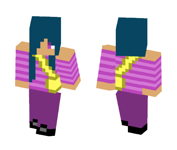 Purple lili - Female Minecraft Skins - image 1