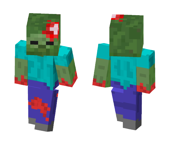 Bloody Zombie - Male Minecraft Skins - image 1