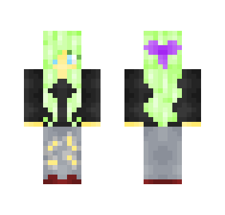 Green Hair - Female Minecraft Skins - image 2
