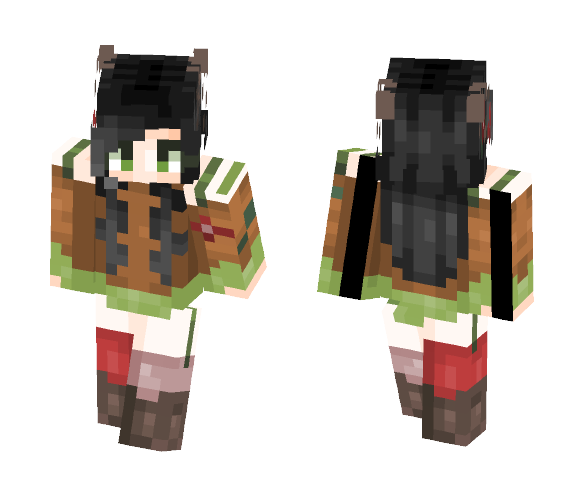 Garden Girl~ Ginara - Female Minecraft Skins - image 1