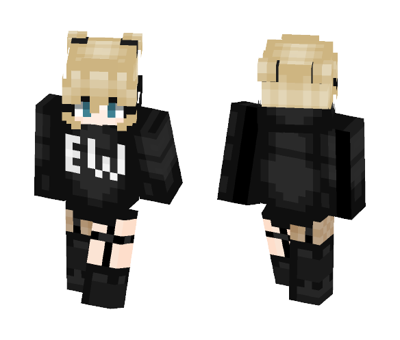 ew ~ ɐƃus - Female Minecraft Skins - image 1