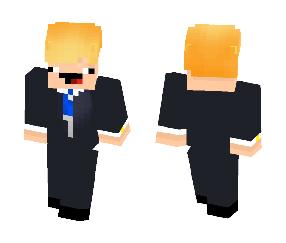 Donald Trump (Derp) - Male Minecraft Skins - image 1