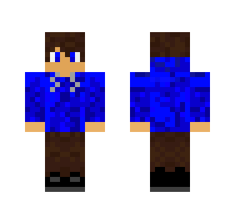 The blue gamer - Male Minecraft Skins - image 2