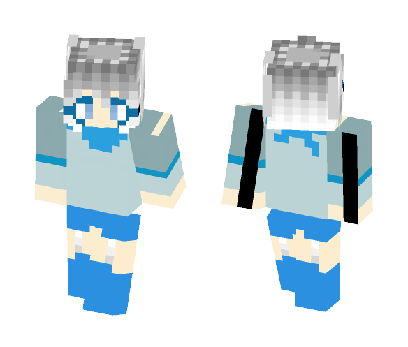 Mwah Hah Hah! ~Smol BlueBerry Azzy~ - Female Minecraft Skins - image 1