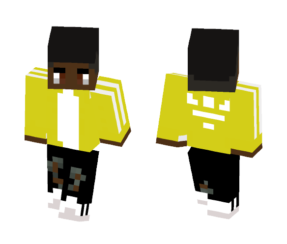 Yellow Adidas // For a Friend :D - Male Minecraft Skins - image 1