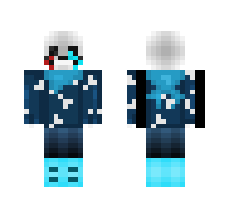 Buttontale BlueberrySans - Male Minecraft Skins - image 2