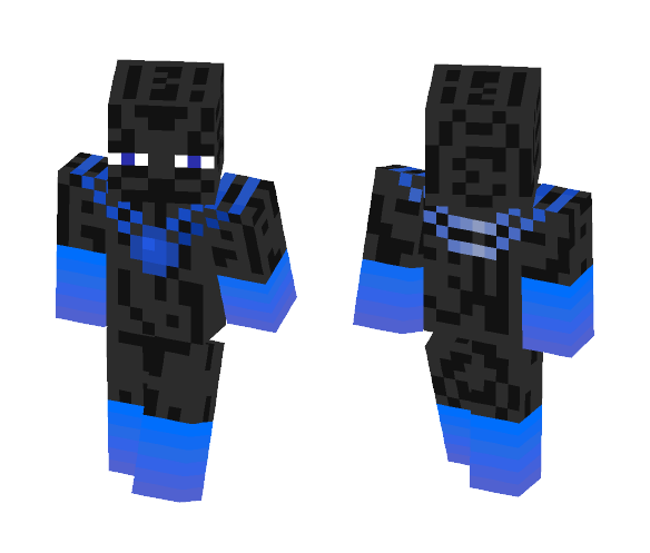 Ice Ender Ninja (Request) - Male Minecraft Skins - image 1
