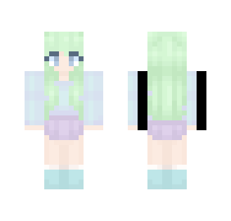 Mint Cutie - Female Minecraft Skins - image 2