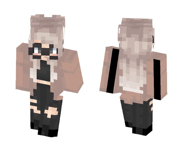 ♥ (no glasses in desc) ~ ɐƃus - Female Minecraft Skins - image 1