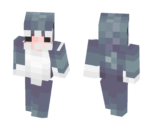 4 Bit Shark Onesie - Male Minecraft Skins - image 1