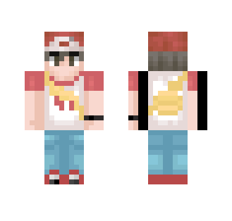 Trainer Red (Alolan ver.) - Male Minecraft Skins - image 2