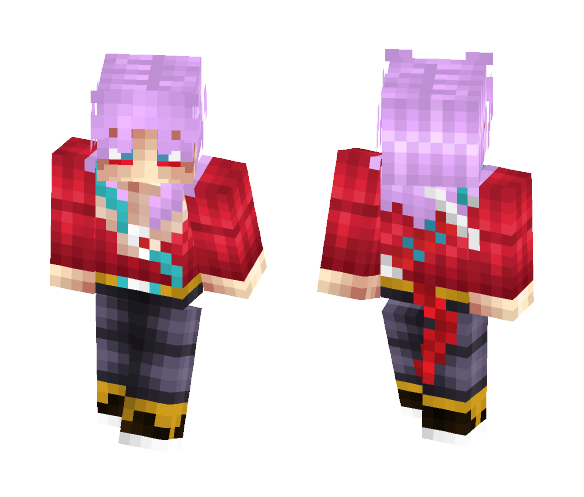 Trunks Super Saiyan 4|Dragonball AF - Male Minecraft Skins - image 1