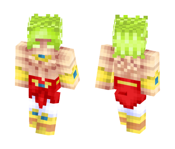 Broly|Dragonball Z - Male Minecraft Skins - image 1