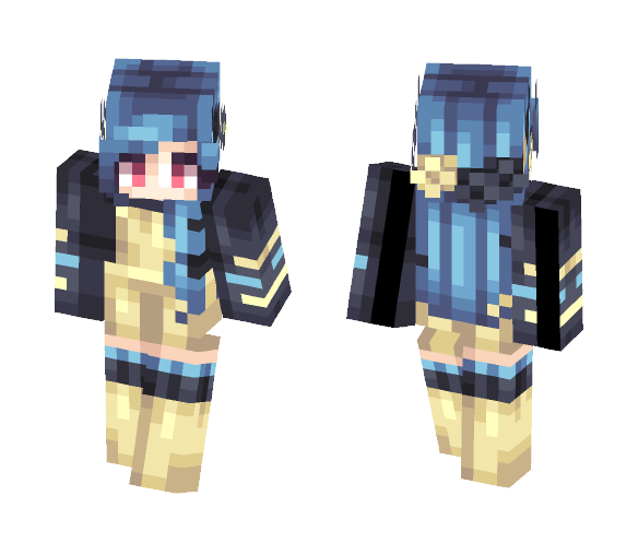 just keep swimming - collab - Female Minecraft Skins - image 1