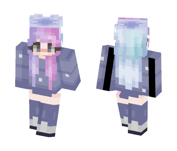 galaxy or cotton candy tbh - Interchangeable Minecraft Skins - image 1