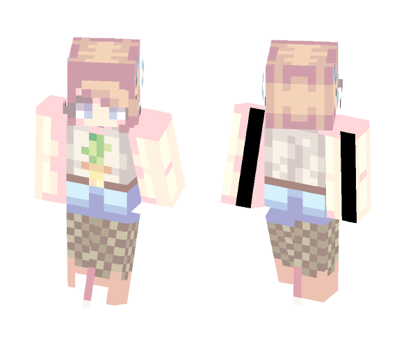 Corrupted Vibes//Req - Female Minecraft Skins - image 1