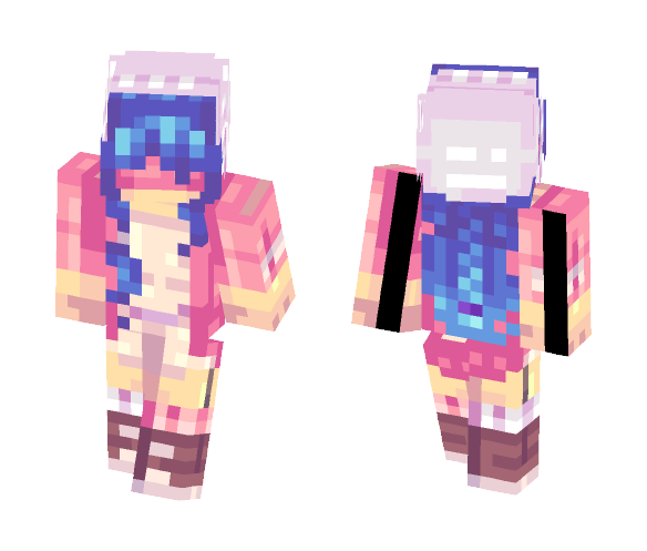 Pink Glory - Female Minecraft Skins - image 1