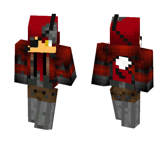 Human Withered Foxy - Male Minecraft Skins - image 1